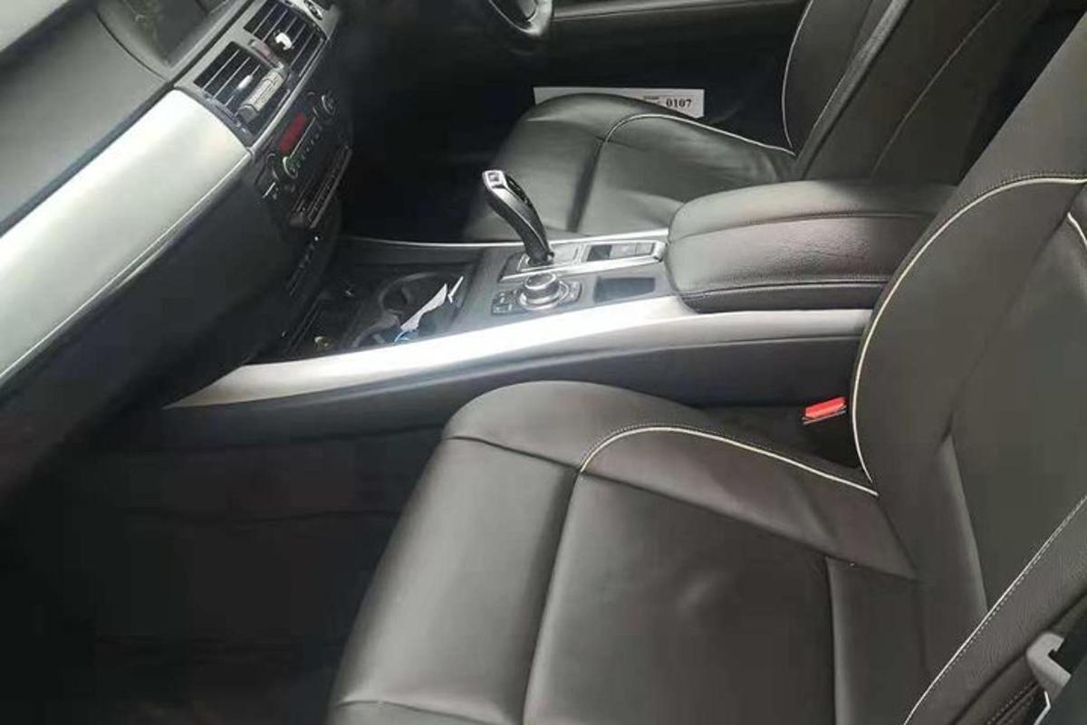a view of the front seats of a car