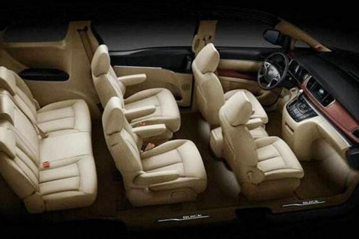 a view of the back seats of a car