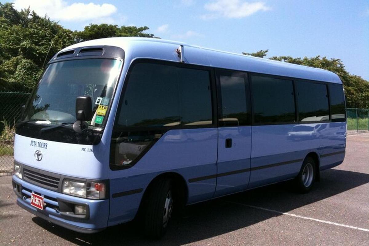 sinine buss pargitud parklasse