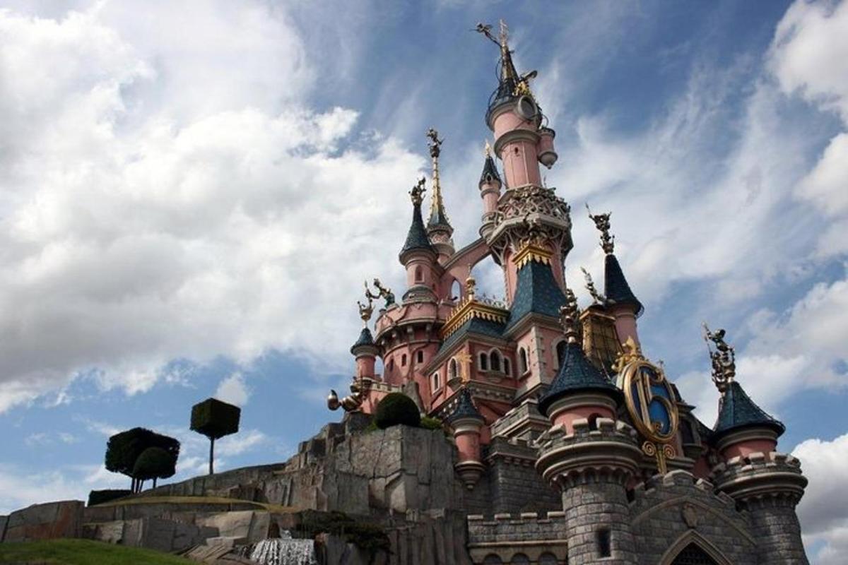 a castle on the top of a mountain