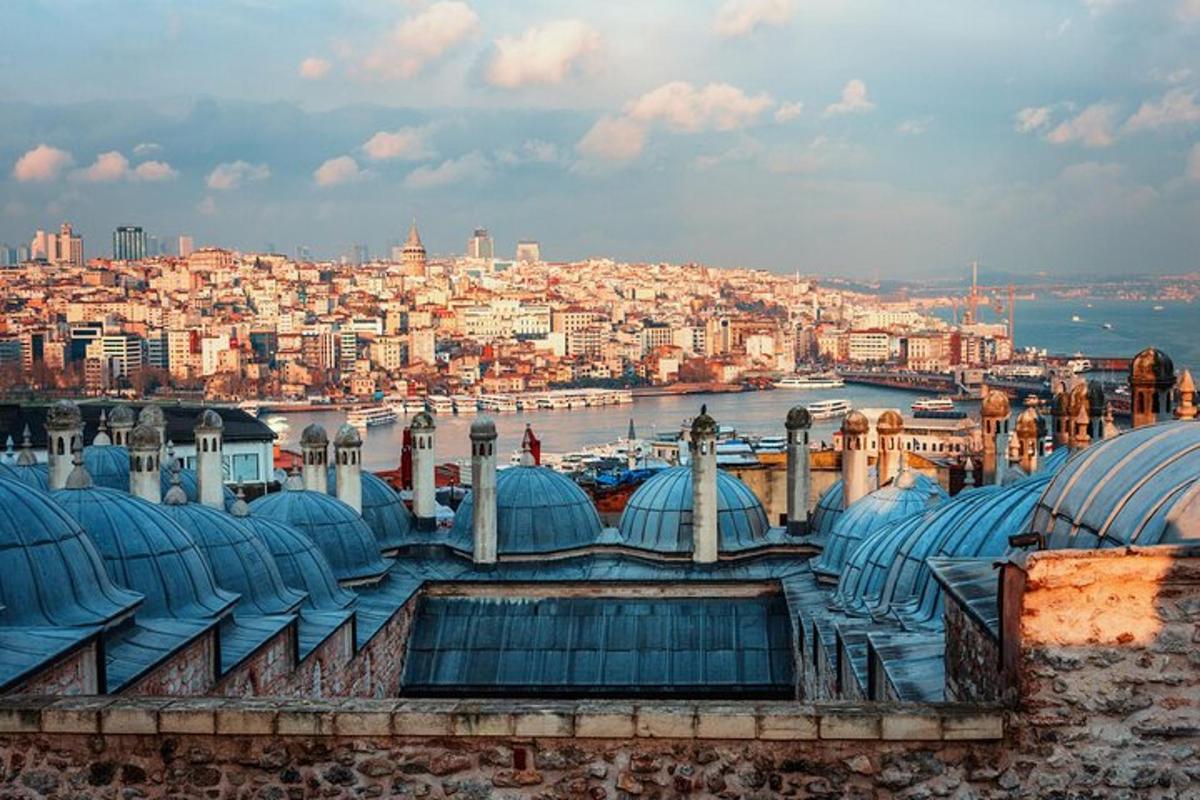 a view of a city from the roof of a building