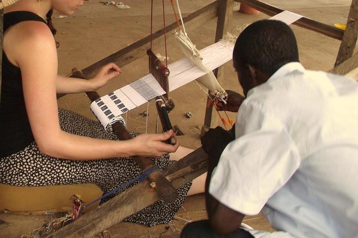 a man and a woman playing a musical instrument