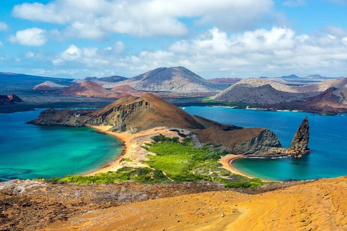 an island in the middle of a body of water