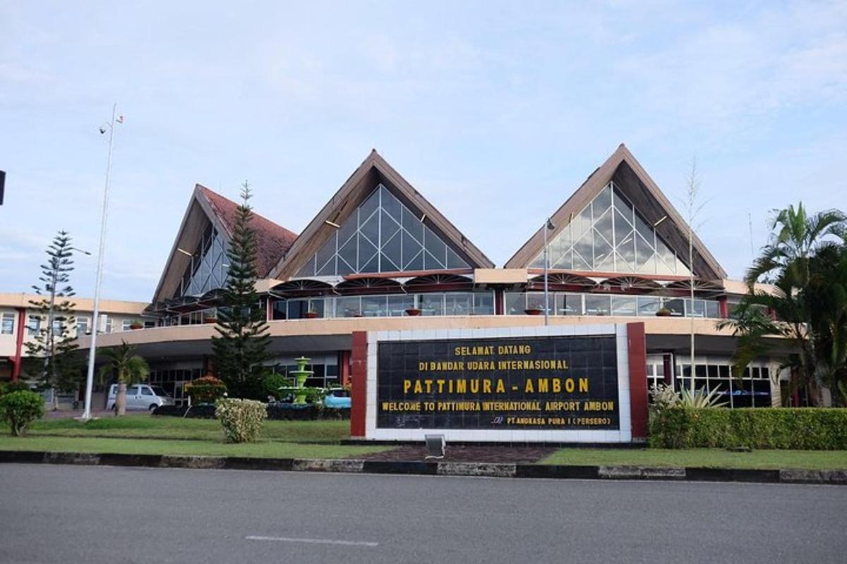 a large building with a sign in front of it