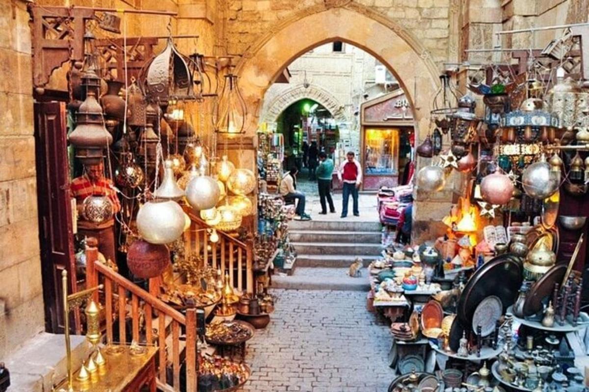 a market with a bunch of items on display