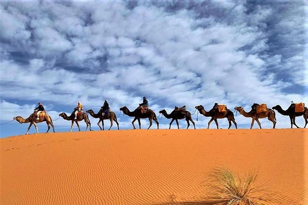 un gruppo di persone a cavallo sulla sabbia