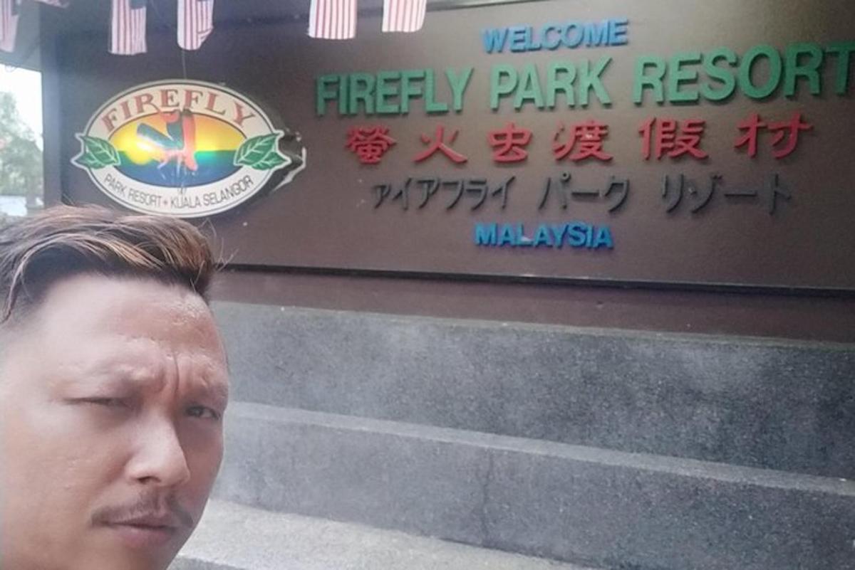 a man standing in front of anegie park restaurant