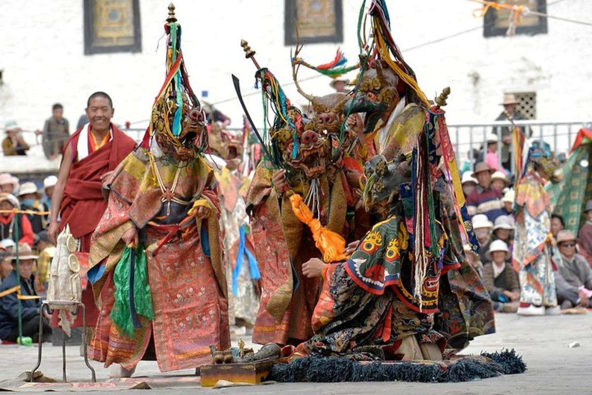 a group of people dressed in costumes in a parade