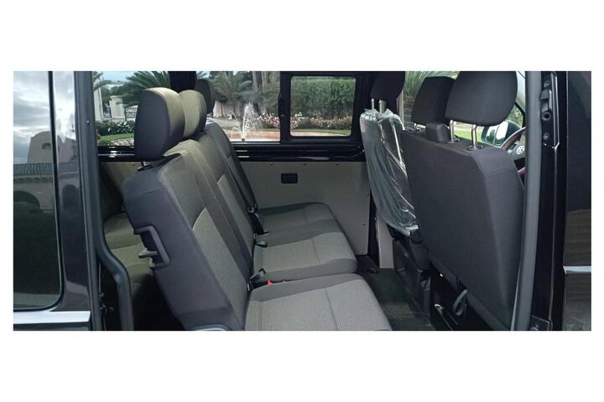 a row of seats in a bus