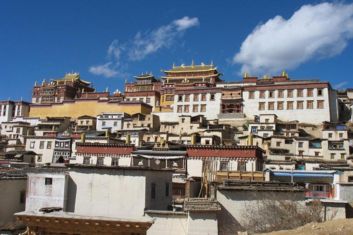 a group of buildings on top of a hill