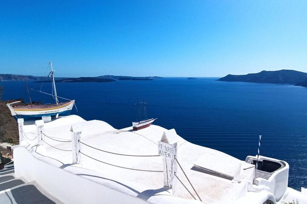 a boat sitting on top of a large body of water