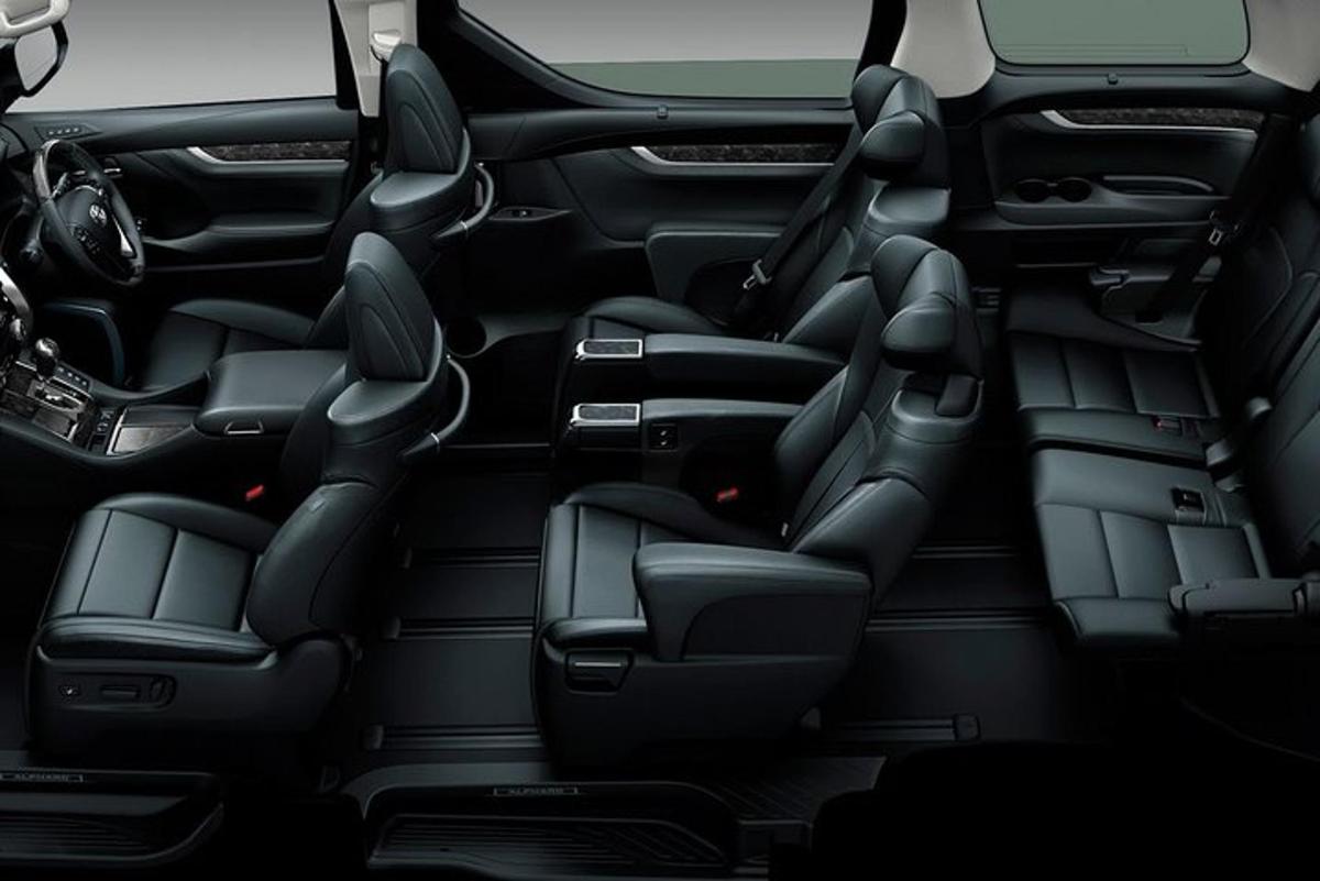 pohled na zadní sedadla Jeepu Grand Cherokee
