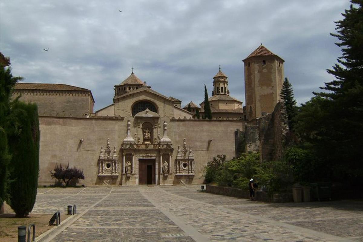 a large stone building with a tower on top of it