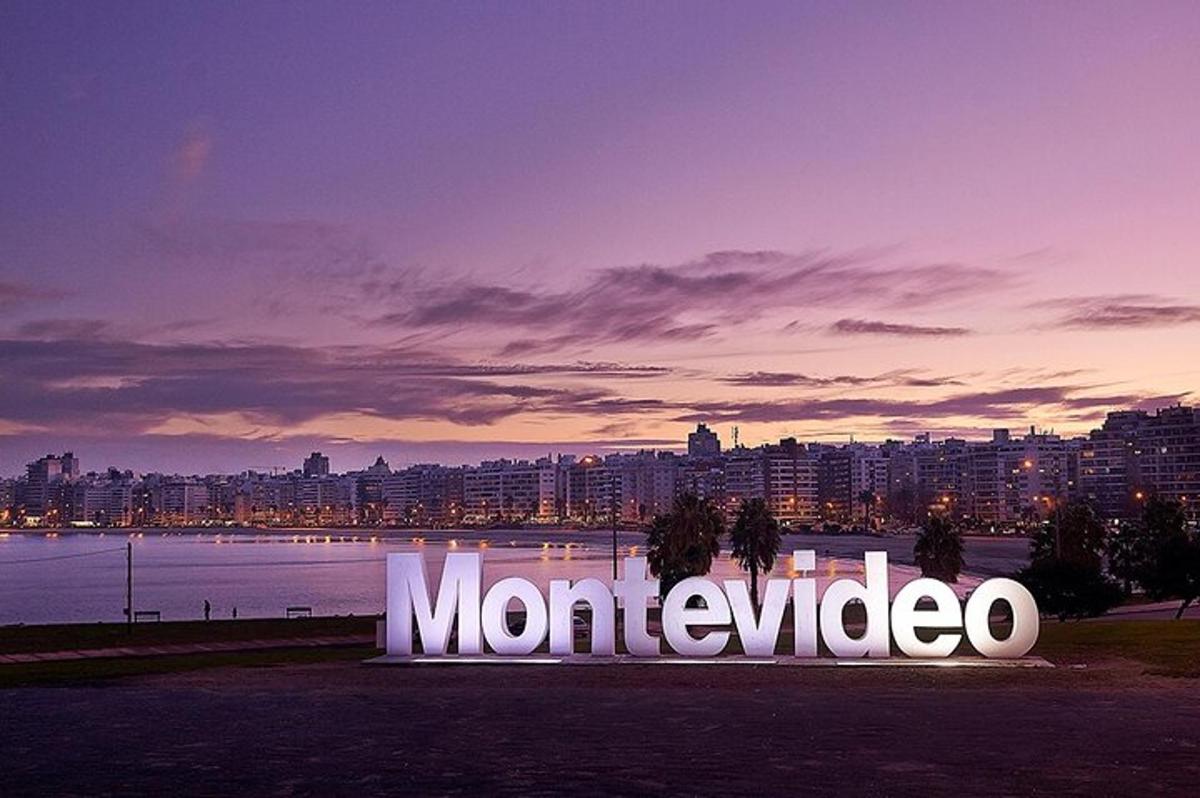 un rètol que diu monologloo davant d'una ciutat