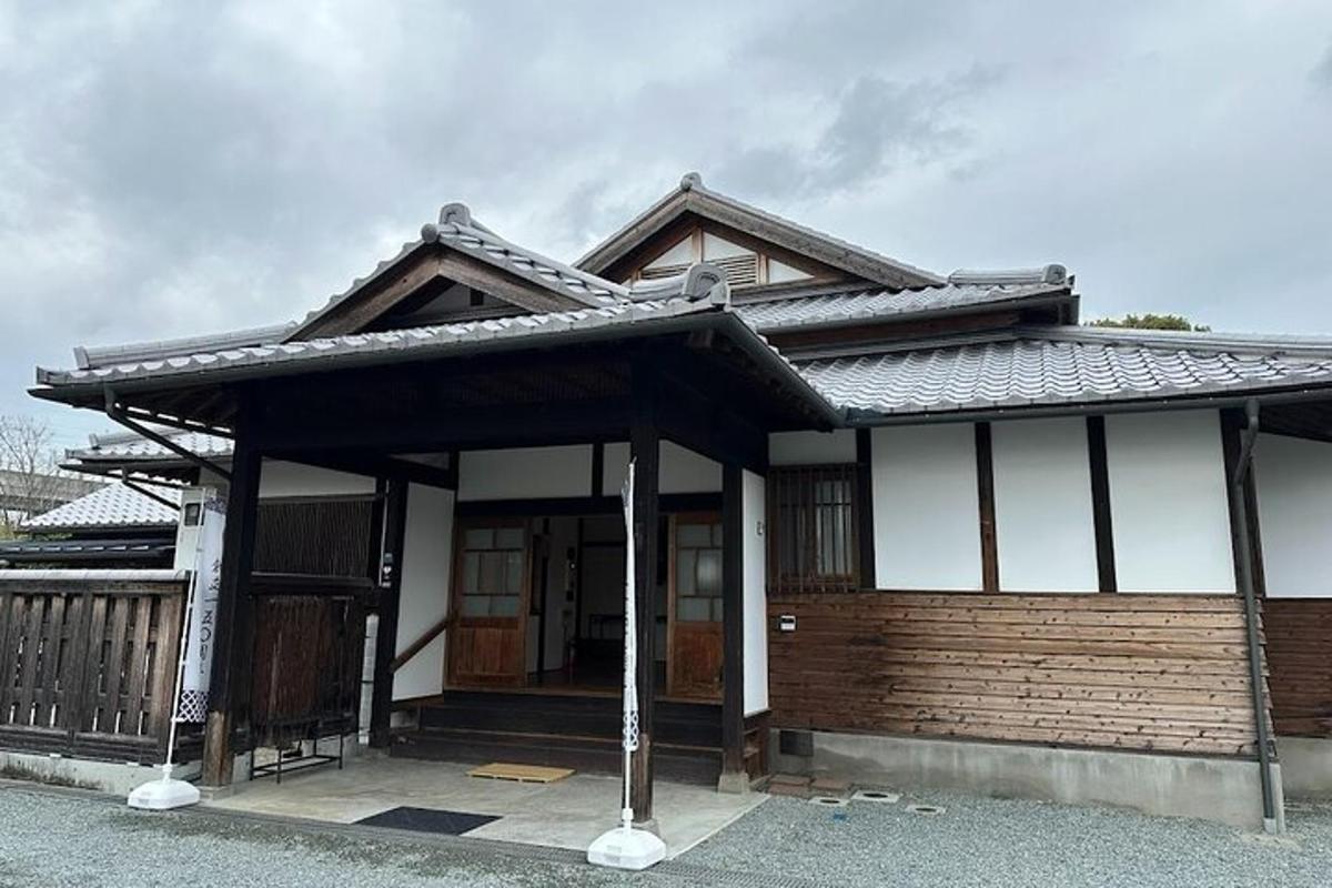 japonský dům se střechou nahoře
