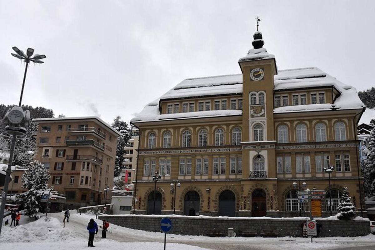 a large building with a clock tower on top of it