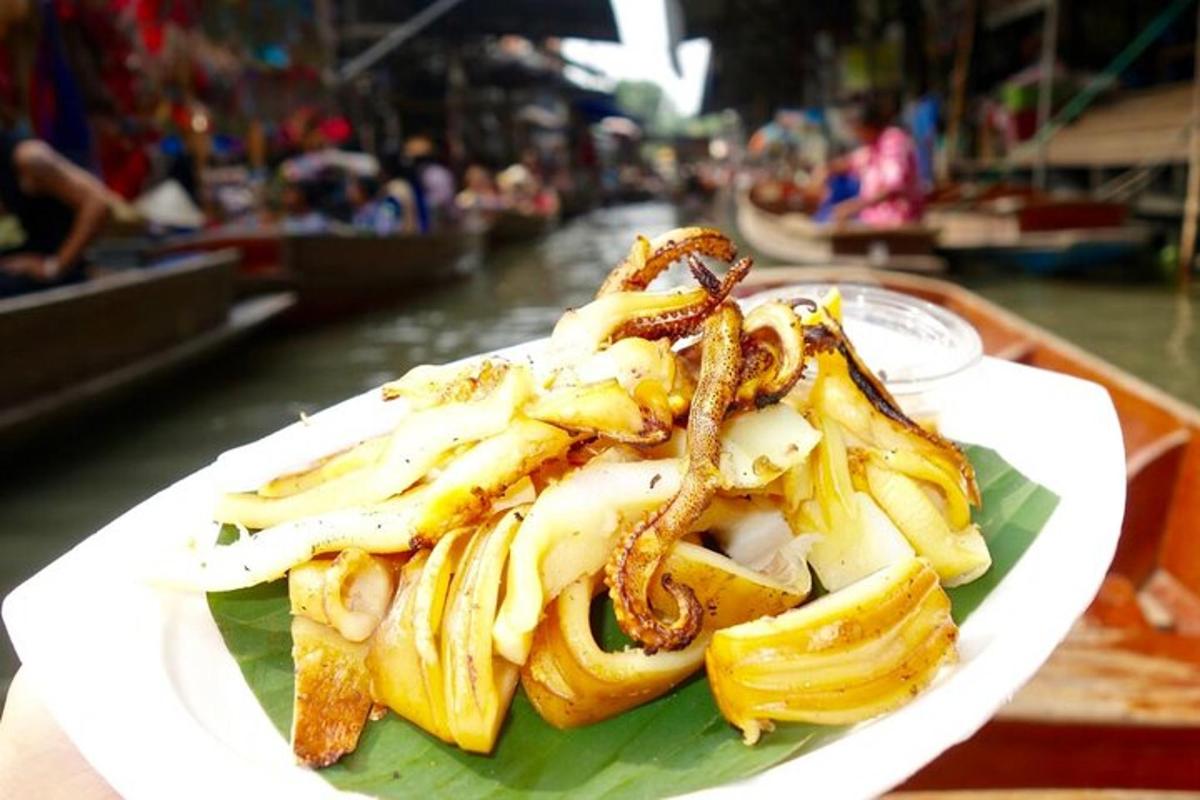 a plate of food sitting on a table