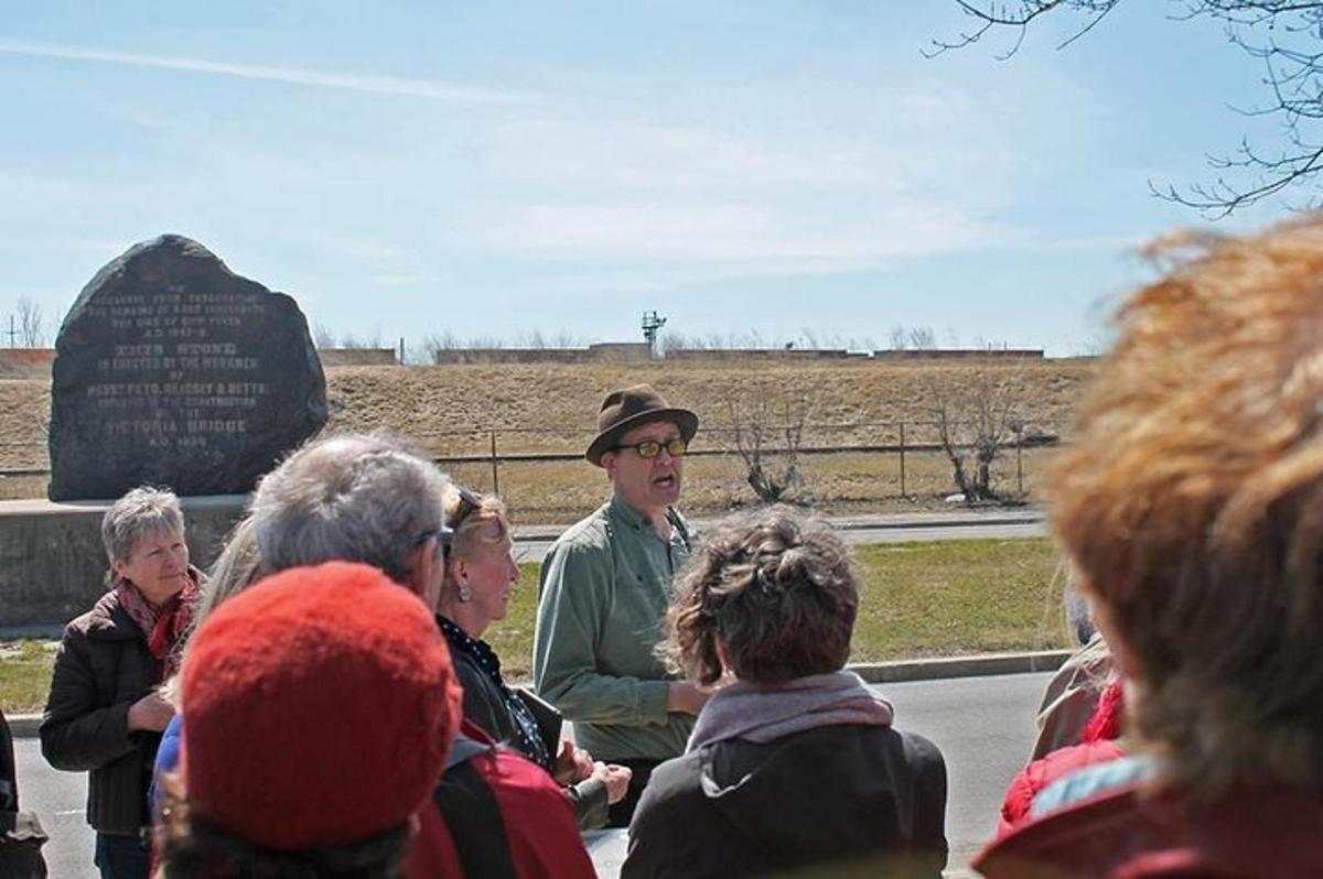 a man standing in front of a crowd of people