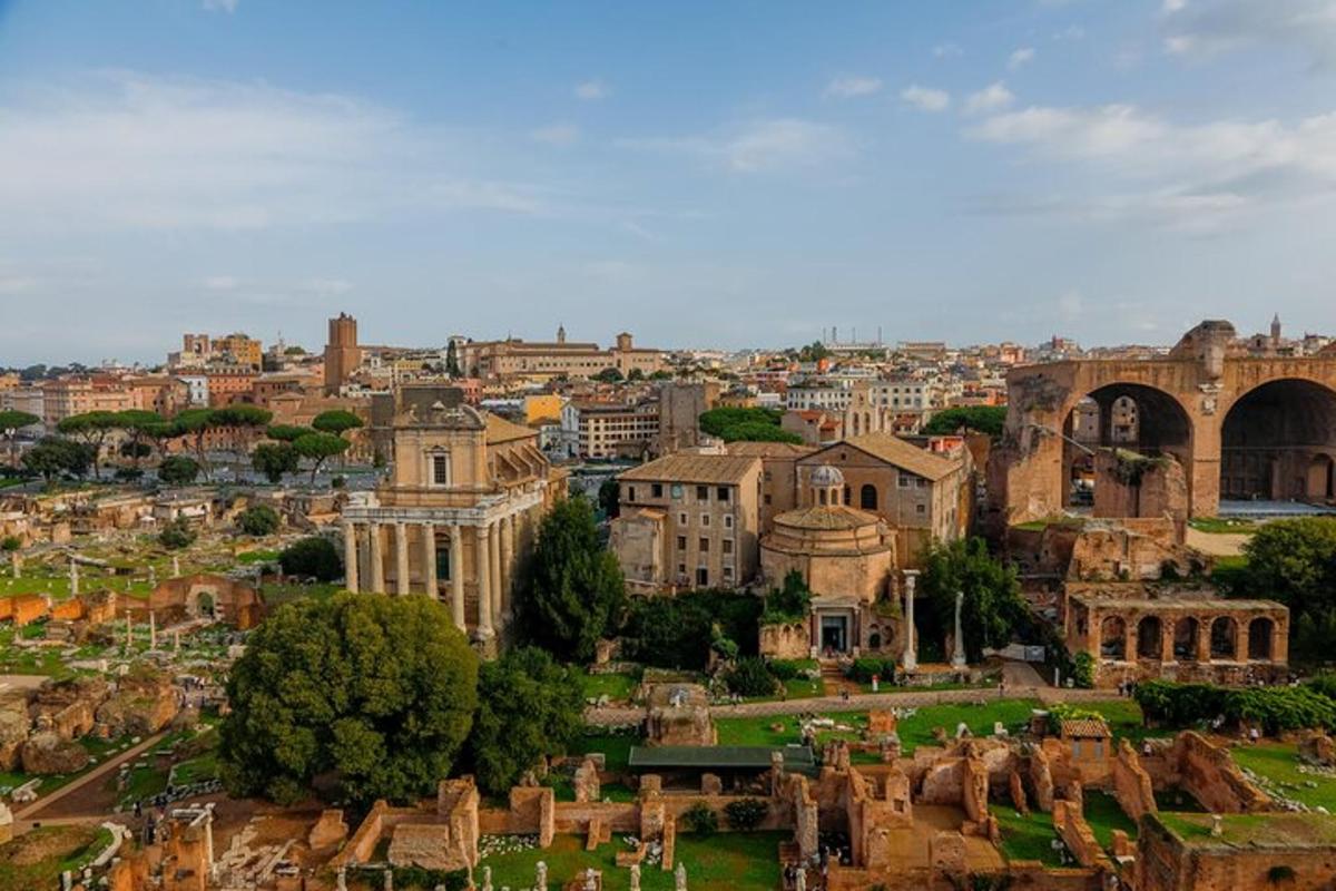 an aerial view of the city of rome