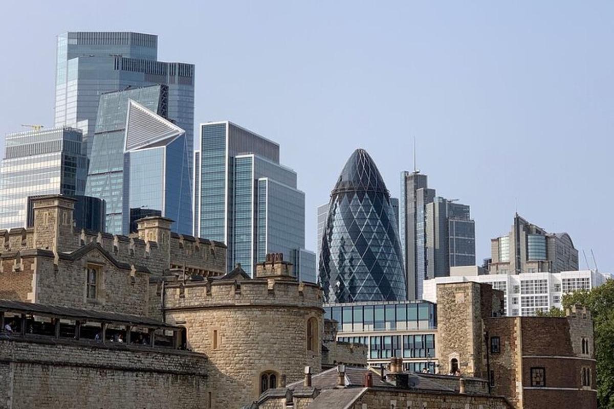 une vue de la ville de Londres avec des bâtiments