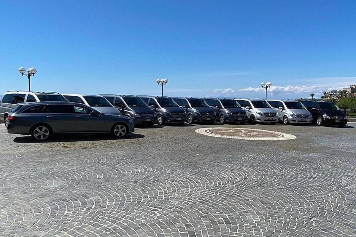 parklas pargitud autode rida