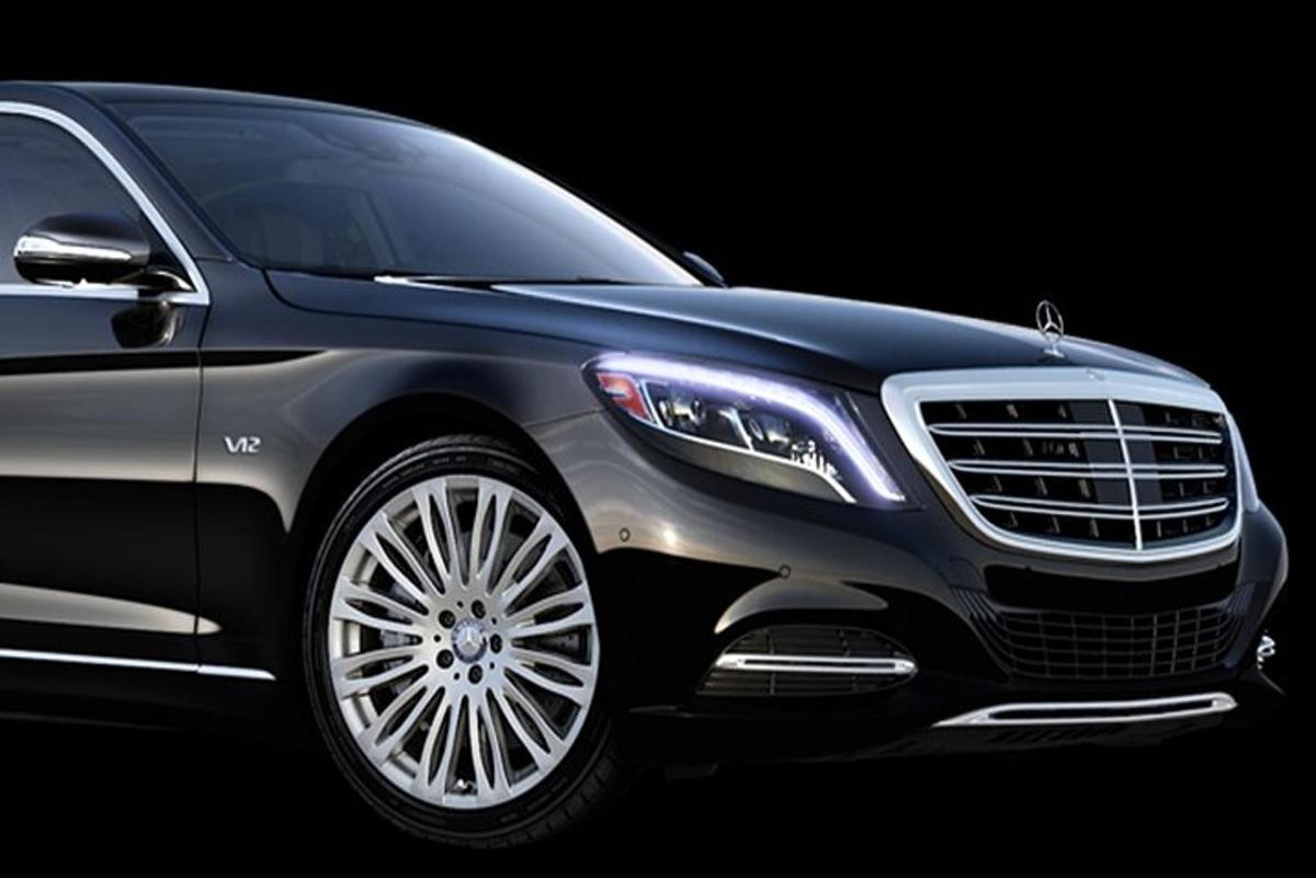 a black car is shown on a black background