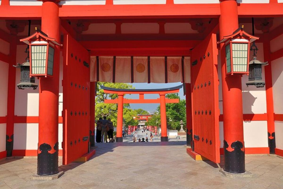 an entrance to
