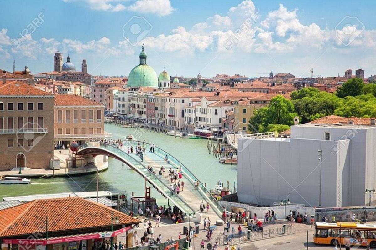 vaade linnale ja sillale üle jõe foto