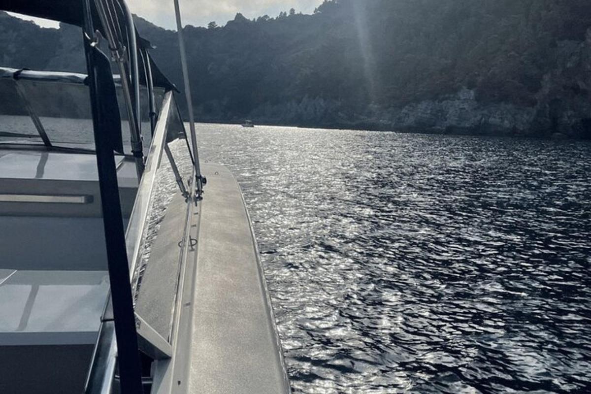 un vaixell està atracat en una massa d'aigua