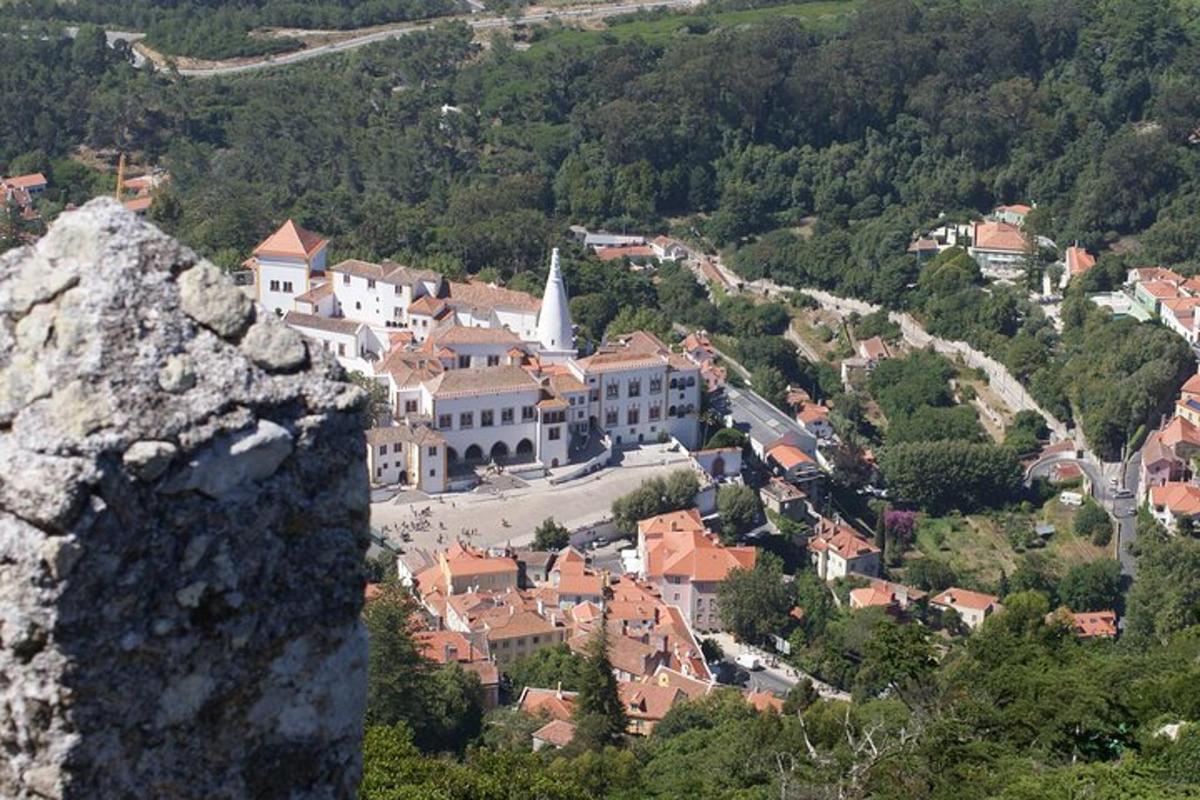 pohľad na mesto z vrcholu hory