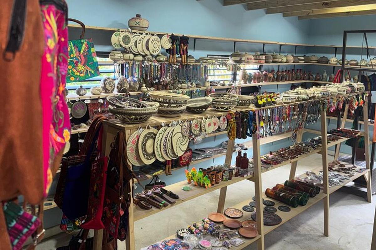 a store filled with lots of different types of ceramics