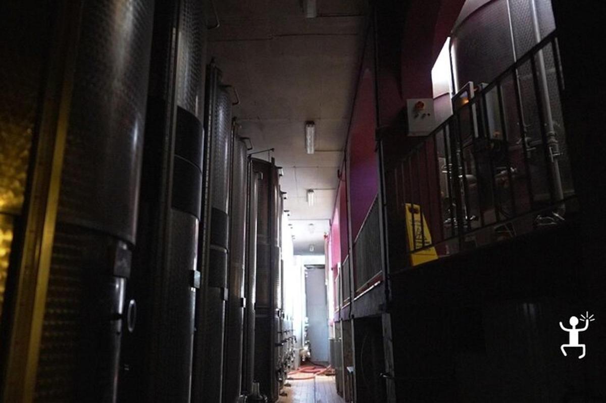 Un pasillo vacío de un edificio con una habitación con una habitación.
