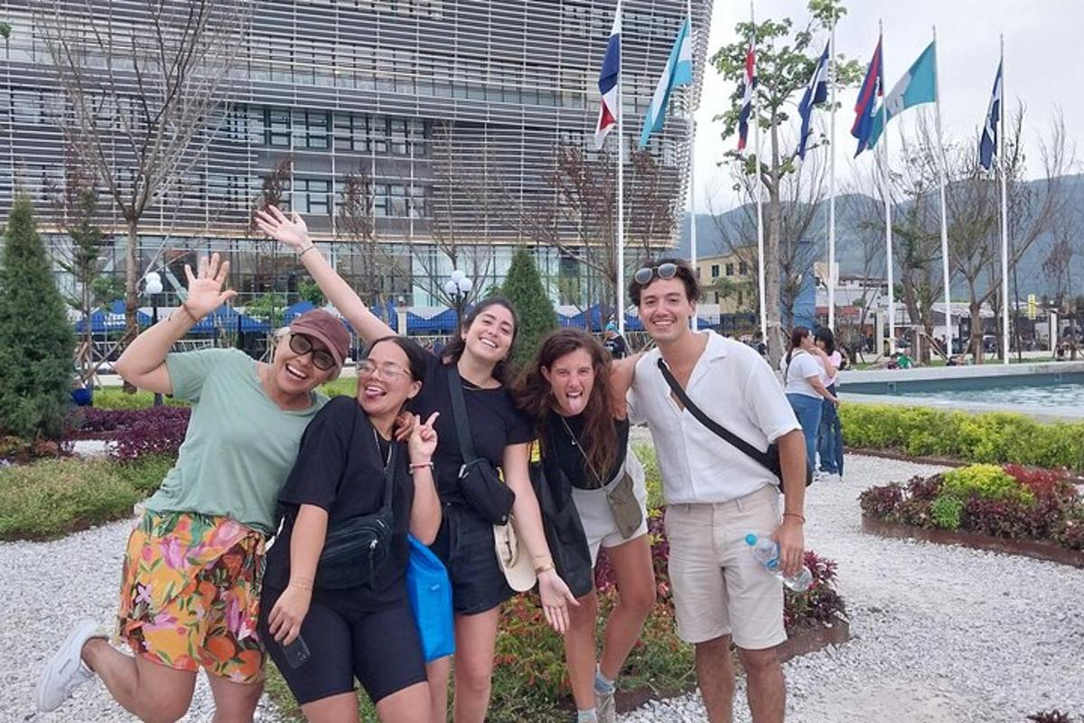 a group of people posing for a picture