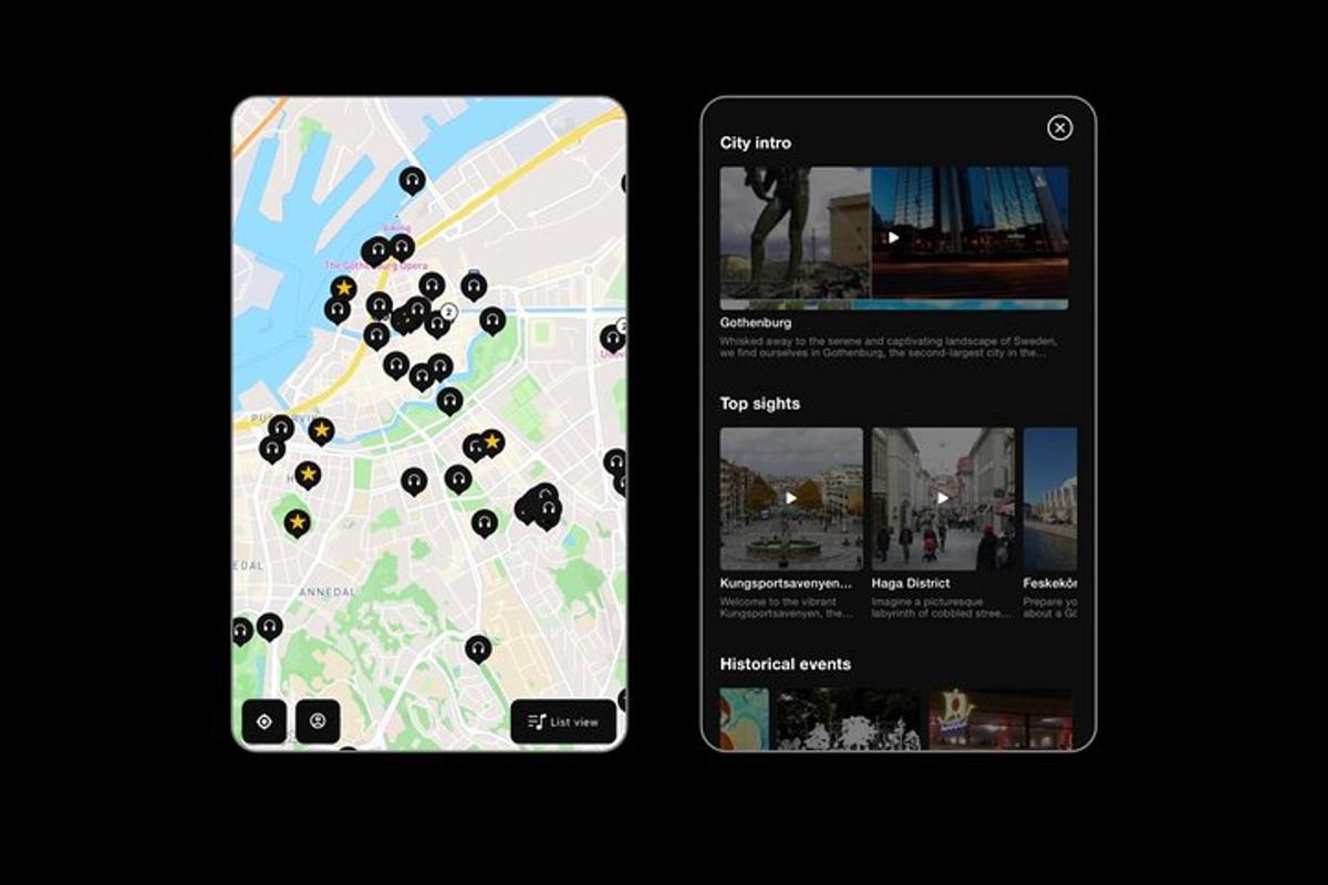 due cellulari con una mappa sullo schermo