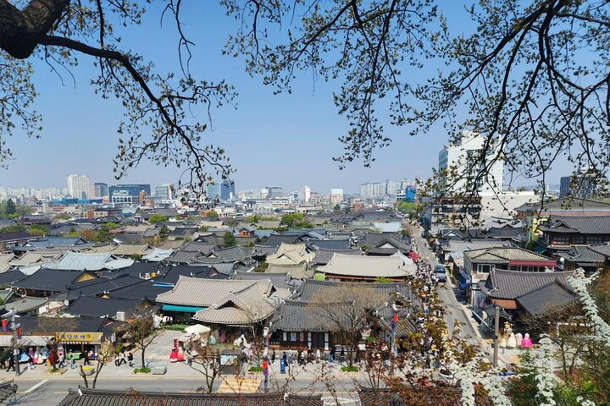 a view of a town with buildings and a city
