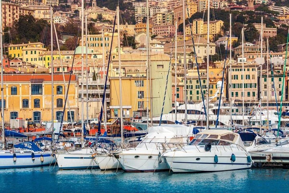 un groupe de bateaux est amarré dans un port