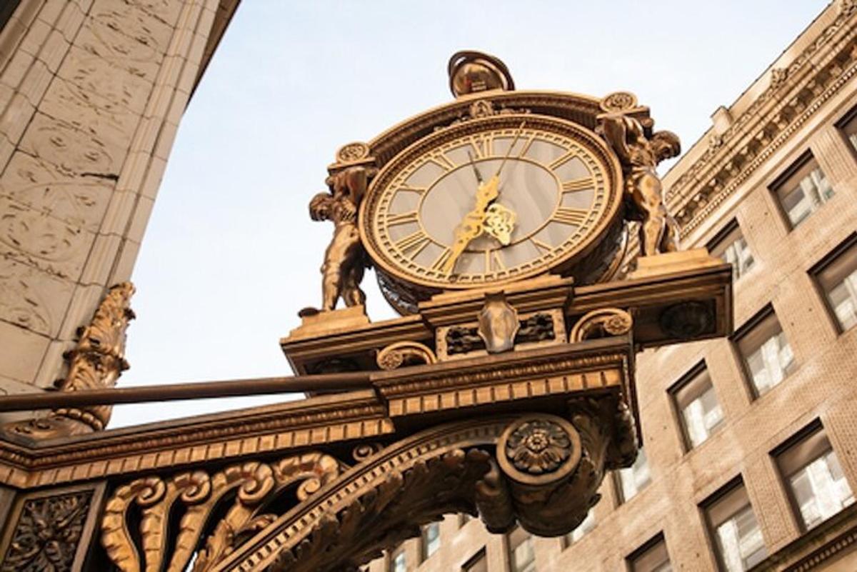 a large clock on top of a building