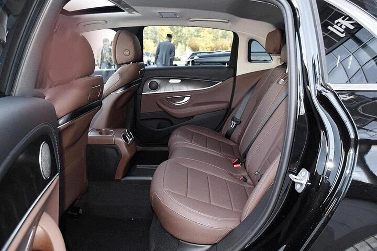 a view of the back seat of a car