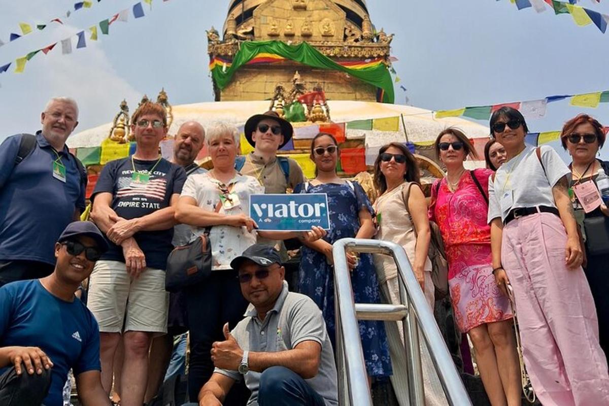 a group of people are posing for a picture