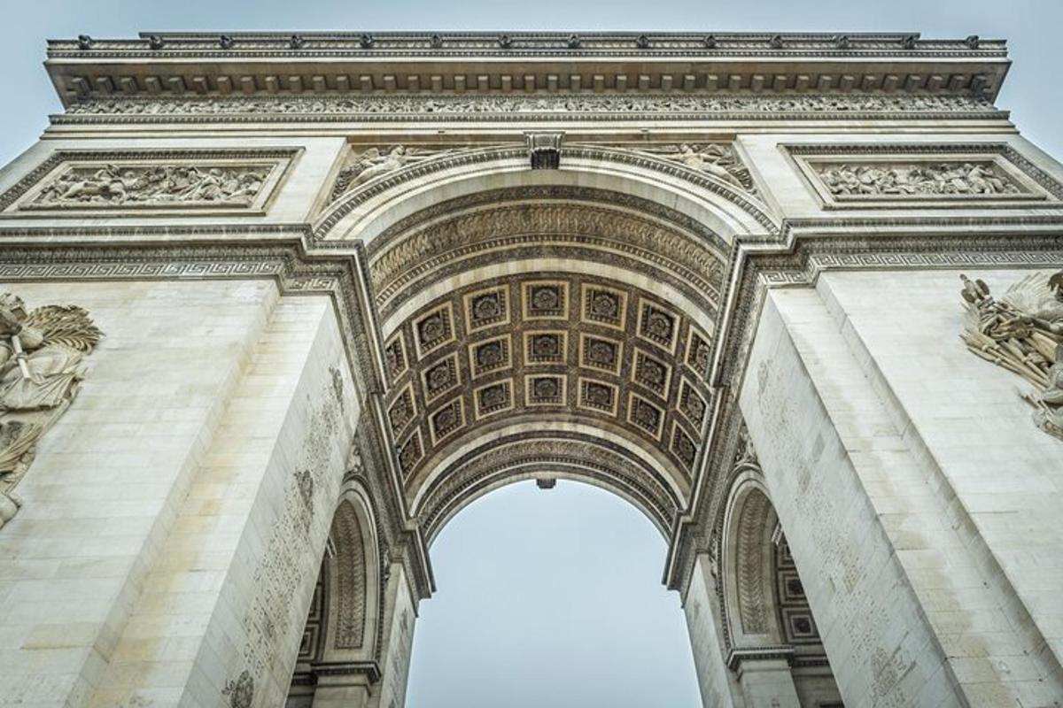 a view of an archway in a building
