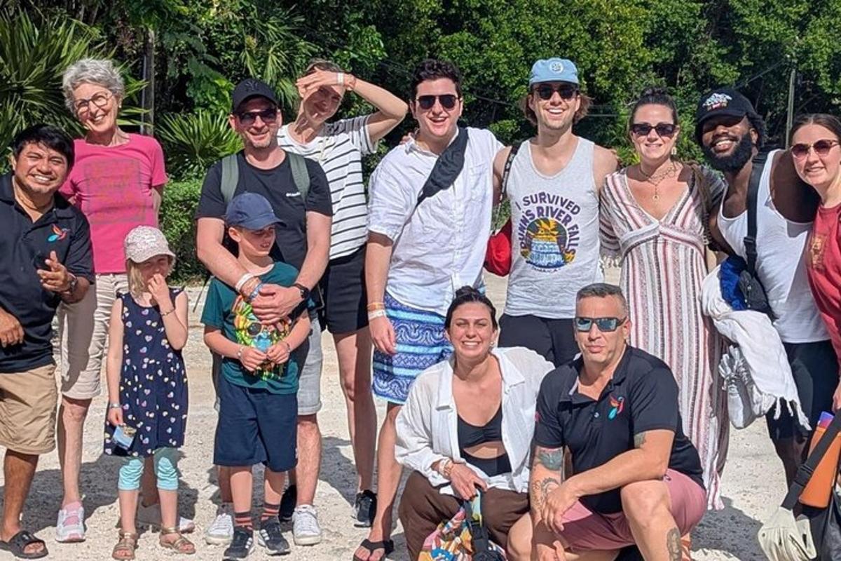 a group of people posing for a picture