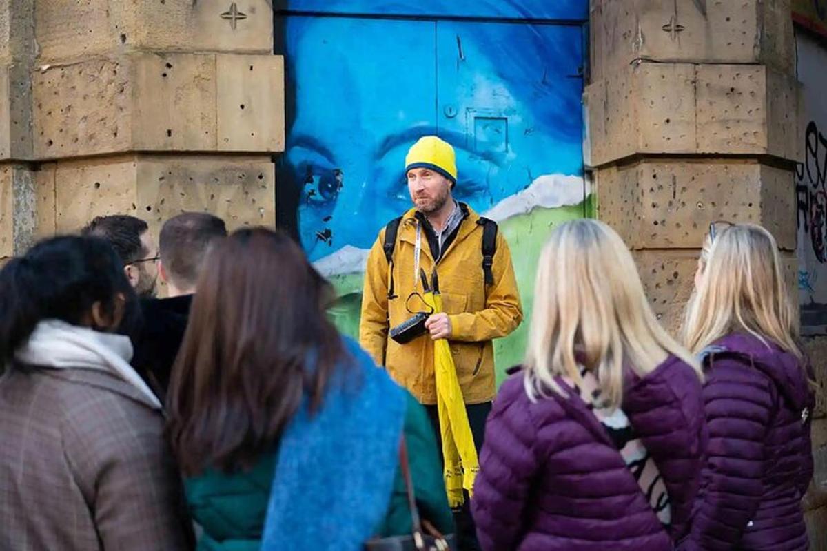 a man standing in front of a group of people