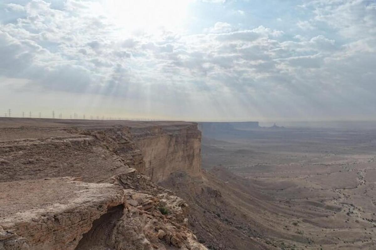 a view of the grand canyon from the edge of a cliff