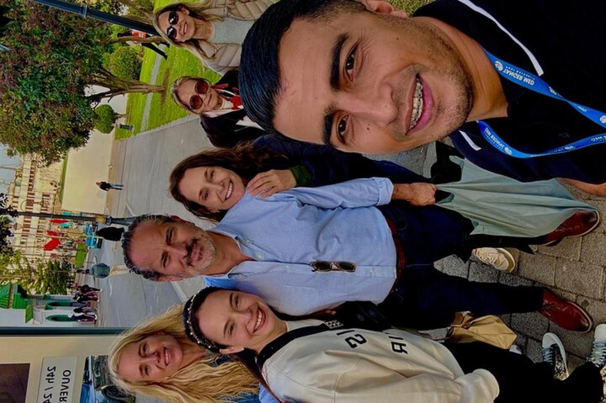 a group of people posing for a picture