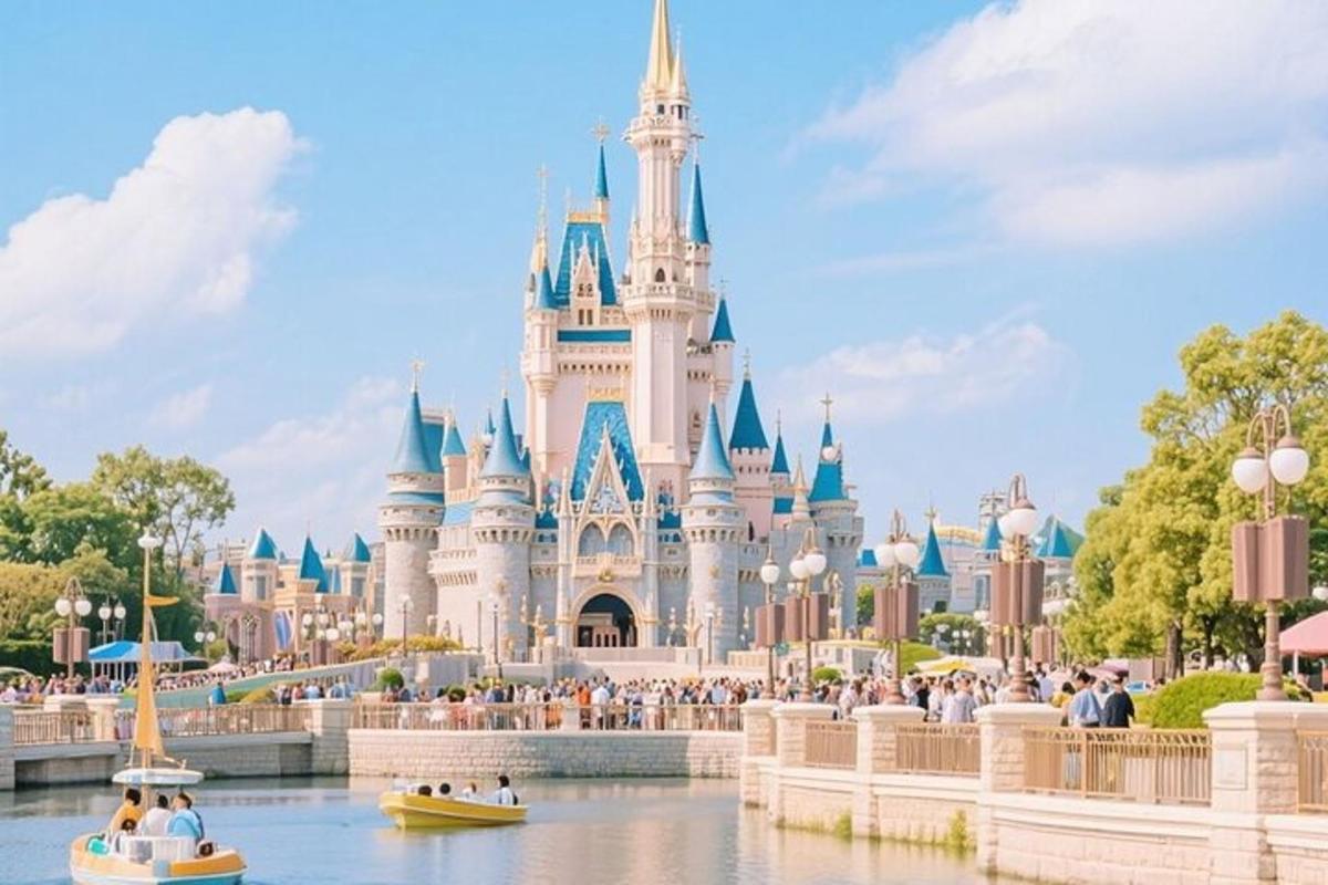 một góc nhìn về lâu đài Disney