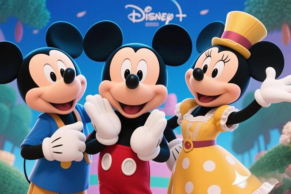 kreslený film Mickey Mouse a tři mušketýři
