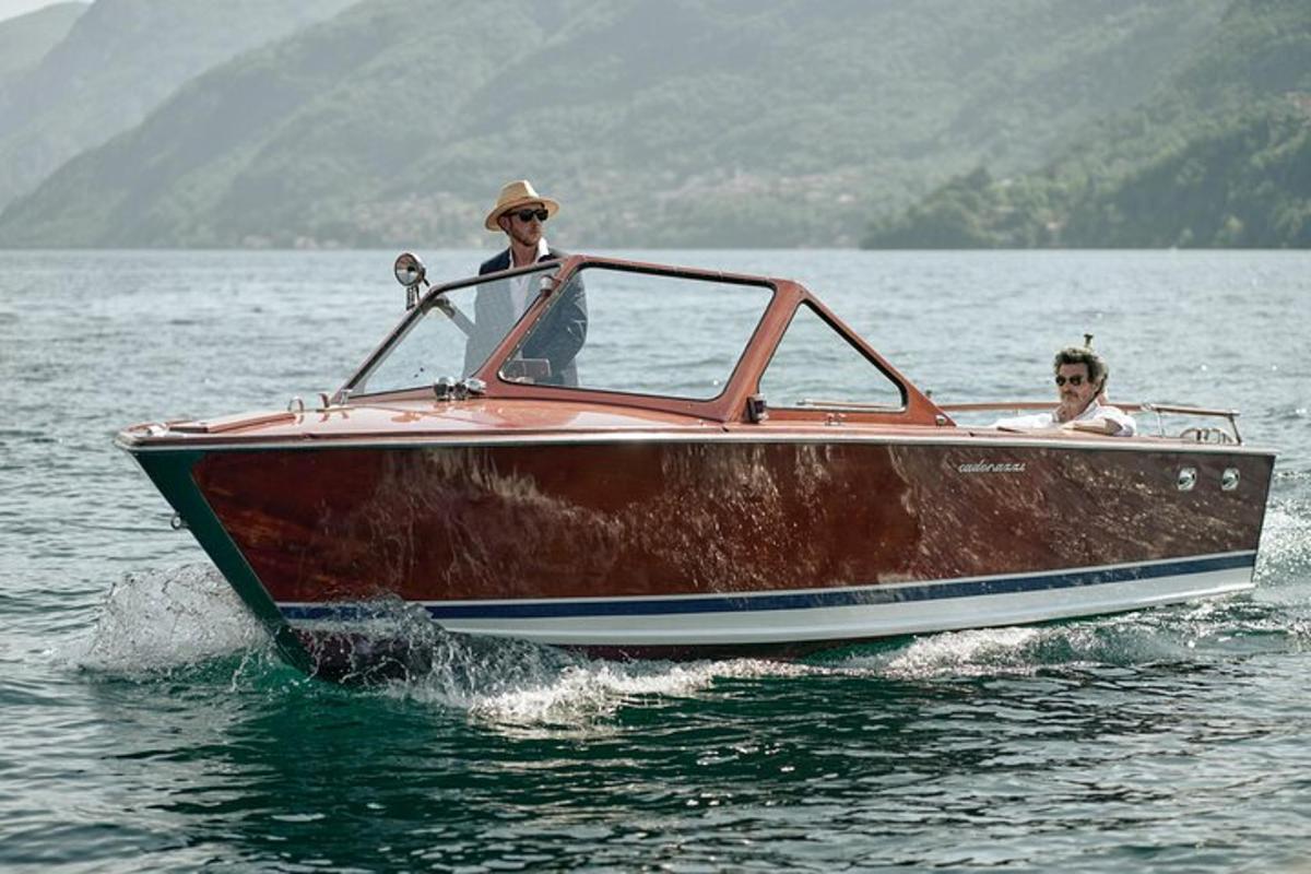 two people in a boat in the water