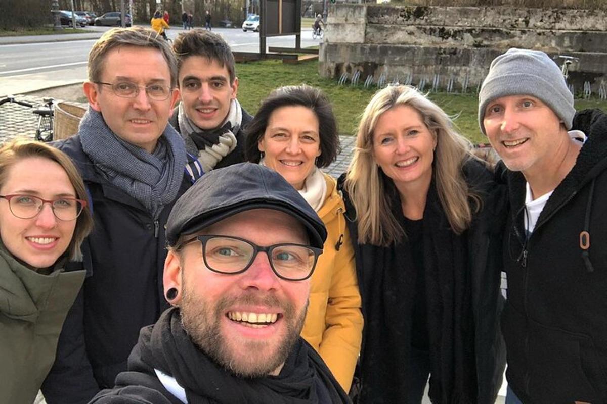 a group of people posing for a picture