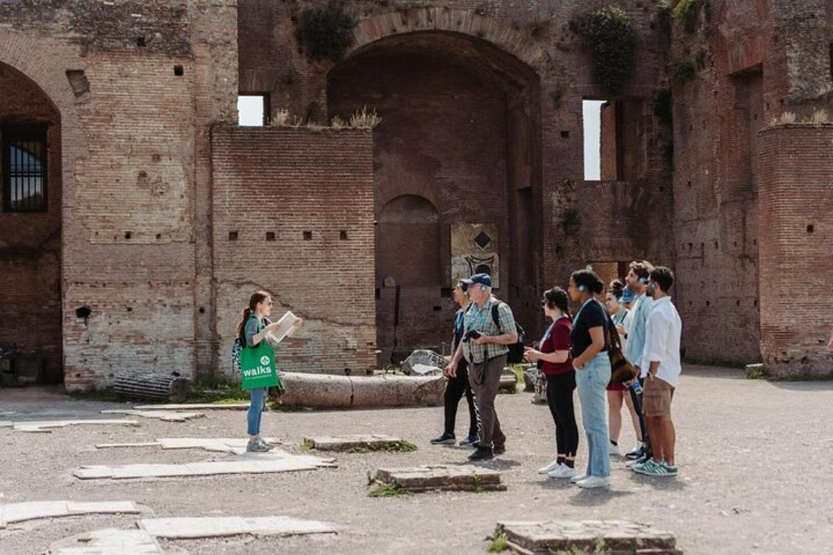 a group of people standing outside of a building