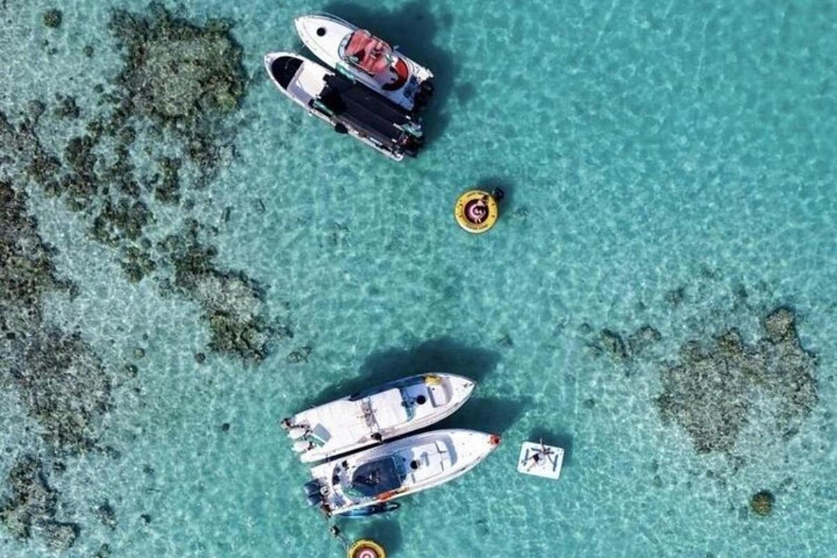 dva čolna, ki stojita v vodi ob oceanu